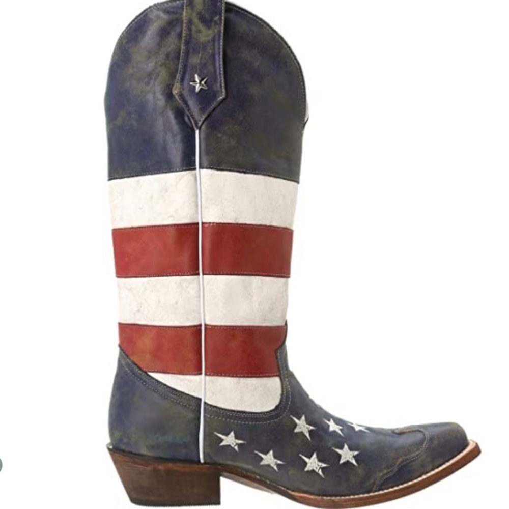 Women’s American Flag Roper Cowboy boots Sz 9 🇺🇸